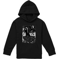 Stranger Things Hellfire Club Poster Youth Kids Pull-Over Hoodie, Black | Size: 7-8 Years