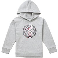 Winnie Pooh Warmest Christmas Wishes Piglet Pull Over Hoodie Athletic Heather