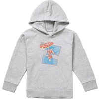 Spiderman Spidey Senses Tingling Pull Over Hoodie Athletic Heather