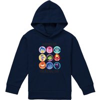 Disney Emotional Day Youth Kids Pull-Over Hoodie, Navy | Size: 12-13 Years
