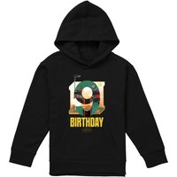 Disney Star Wars Boba Fett 9Th Birthday Space Youth Kids Pull-Over Hoodie, Black | Size: 12-13 Years