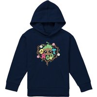 Marvel Guardians Of The Galaxy Groot Heart Vines Youth Kids Pull-Over Hoodie, Navy | Size: 5-6 Years