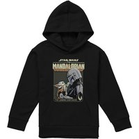 Disney Star Wars Grogu Legend Continues Youth Kids Pull-Over Hoodie, Black | Size: 5-6 Years