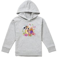 Disney Princess Snow White, Pocahontas, Sleeping Beauty Youth Kids Pull-Over Hoodie, Athletic Heather in Grey | Size: 12-13 Years