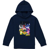 Hasbro Power Rangers It'S Morphin Time Youth Kids Pull-Over Hoodie, Navy | Size: 7-8 Years