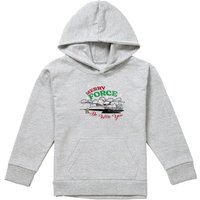 Star Wars Grogu Christmas Merry Force Be You Pull Over Hoodie Athletic Heather