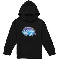Disney Cinderella The Staircase Youth Kids Pull-Over Hoodie, Black | Size: 5-6 Years