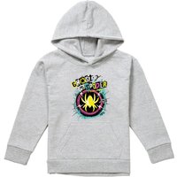 Marvel Ghost Spider Punk Logo Youth Kids Pull-Over Hoodie, Athletic Heather in Grey | Size: 9-11 Years