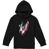 Captain America Spin Sheild Pull Over Hoodie