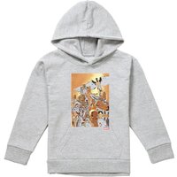 Marvel X-Men Team Cover Youth Kids Pull-Over Hoodie, Athletic Heather in Grey | Size: 7-8 Years