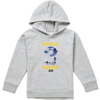 Disney Star Wars Greatest Kid R2D2 Youth Kids Pull-Over Hoodie, Athletic Heather in Grey | Size: 7-8 Years