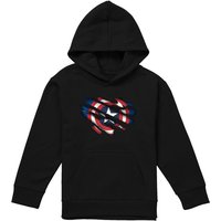 Captain America Torn Pull Over Hoodie