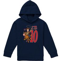 Disney Toy Story Birthday Woody I'M 10 Youth Kids Pull-Over Hoodie, Navy | Size: 9-11 Years