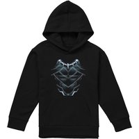 Marvel Black Panther Costume Youth Kids Pull-Over Hoodie, Black | Size: 7-8 Years