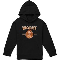 Disney Woody Cowboy 1995 Youth Kids Pull-Over Hoodie, Black | Size: 5-6 Years