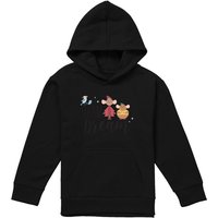 Disney Cinderella Team Dream With Jaq & Gus Youth Kids Pull-Over Hoodie, Black | Size: 9-11 Years