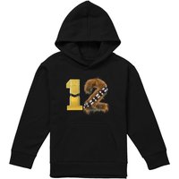 Disney Star Wars C3Po Chewbacca 12 Youth Kids Pull-Over Hoodie, Black | Size: 7-8 Years