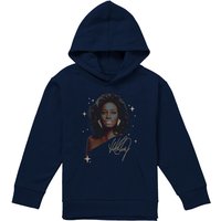 Whitney Houston Graphite Star Youth Kids Pull-Over Hoodie, Navy | Size: 5-6 Years