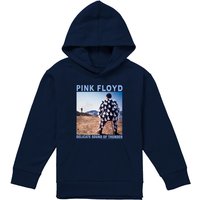 Pink Floyd Delicate Sound Youth Kids Pull-Over Hoodie, Navy | Size: 5-6 Years