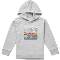 Pink Floyd The Moon Youth Kids Pull-Over Hoodie, Athletic Heather in Grey | Size: 5-6 Years