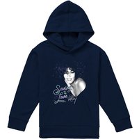 Whitney Houston Saving All My Love Youth Kids Pull-Over Hoodie, Navy | Size: 12-13 Years