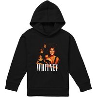 Whitney Houston Sing It Whitney Collage Youth Kids Pull-Over Hoodie, Black | Size: 9-11 Years