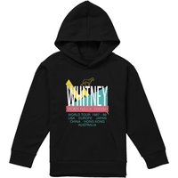 Whitney Houston Moment Of Truth Tour Youth Kids Pull-Over Hoodie, Black | Size: 9-11 Years