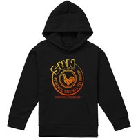 Sun Records Sun Authentic Youth Kids Pull-Over Hoodie, Black | Size: 5-6 Years