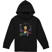 Whitney Houston Color Burst Whitney Youth Kids Pull-Over Hoodie, Black | Size: 5-6 Years