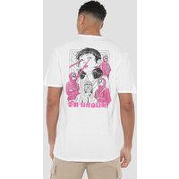 Squid Game Season Two Anime Poster Neon (Back Print) T-Shirt, White | Size: Large