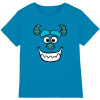 Monsters Inc Sully Face T Shirt Turquoise