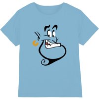 Aladdin Genie Face T Shirt Light Blue