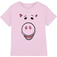 Toy Story Disney Hamm Face Kids T-Shirt, Pink | Size: 7-8 Years