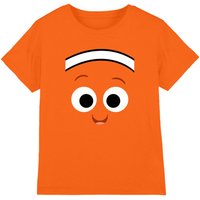 Disney Finding Nemo Face Kids T-Shirt, Orange | Size: 7-8 Years