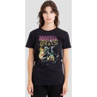Marvel Women's Zombies Doom & The Fantastic Four Cover T-Shirt, Black | Size: Medium