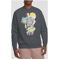 80S Jim Hopper Sweatshirt Charcoal