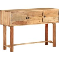 Berkfield Home Sideboard 115x35x75 cm Solid Acacia Wood in Brown | Size: 115 x 35 x 75 cm