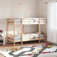 Berkfield Home Bunk Bed without Mattress 90x200 cm Solid Wood Pine in Brown