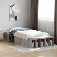 Berkfield Home Bed Frame without Mattress Grey Sonoma 100x200 cm
