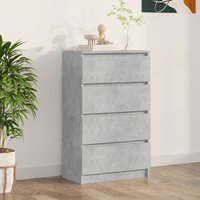 Sideboard Concrete 60x35x98.5 cm Engineered Wood