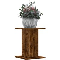 Plant Stands 2 pcs Smoked Oak 30x30x40 cm Engineered Wood x 30 x 40 cm