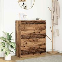 Sideboard Old Wood 80x35x99 cm Engineered Wood x 35 x 99 cm