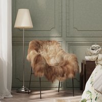 Berkfield Home Icelandic Sheepskin Chair Cover Brown 70x110 cm