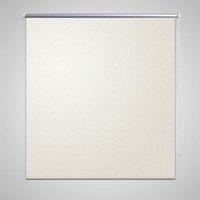 Berkfield Home Roller Blind Blackout 100 x 230 cm Off-White in White