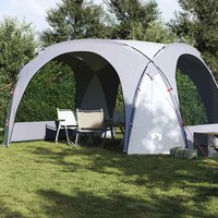 Berkfield Home Party Tent White & Grey Waterproof