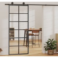 Sliding Door Hardware Set ESG Glass&Aluminium 76x205 cm