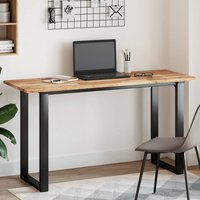 Berkfield Home Table Top Rectangular 120x50x2 cm Solid Wood Acacia in Brown | Size: 120 x 50 x 2 cm