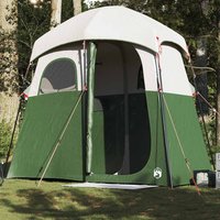 Berkfield Home Shower Tent 2-Person Green Waterproof