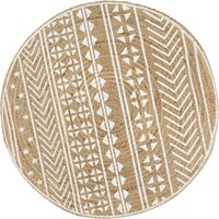 Handmade Rug Jute Print 150 cm