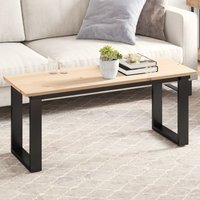 Berkfield Home Table Top 110x40x1.7 cm Rectangular Solid Wood Pine in Brown